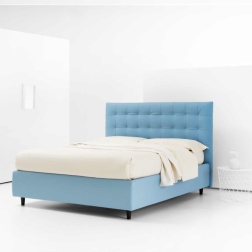 Letto imbottito contenitore Urano