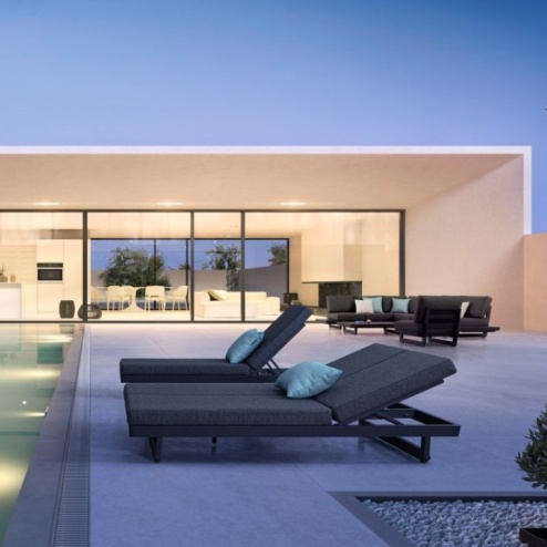 Lettino Doppio Infinity Bizzotto