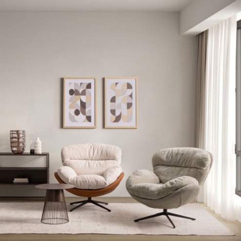 Poltrona girevole Adinda Bizzotto