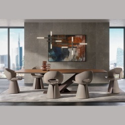 Tavolo Stratos Wood Cattelan Italia