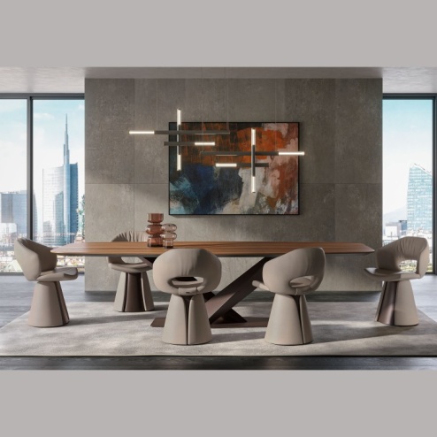 Tavolo Stratos Wood Cattelan Italia