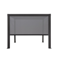 Tenda a rullo per pergola bioclimatica&nbsp;Garda Bizzotto LATO 3 m Antracite
