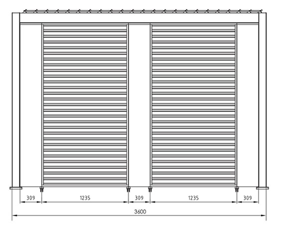 Pannello Verticale Ocean