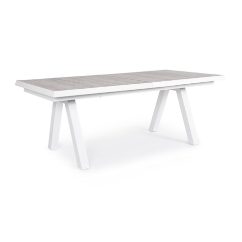 Tavolo allungabile Krion 205-265x103 Bianco JX11