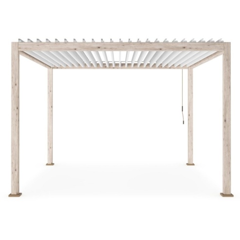 Pergola Ocean 3,6 x 3,6 m Rustic Bianco