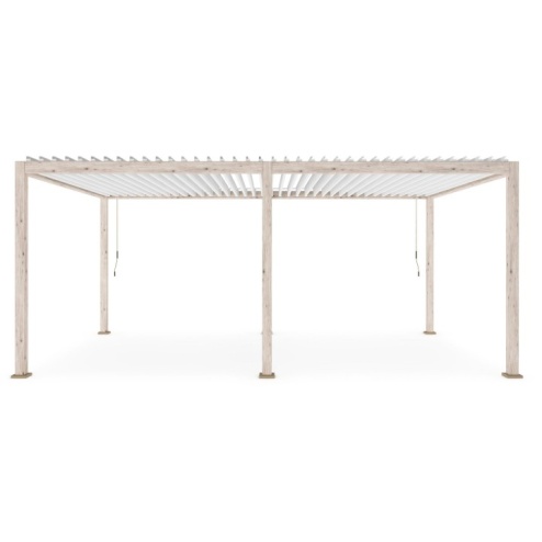 Pergola Ocean 3,6 x 6 m Rustic Bianco