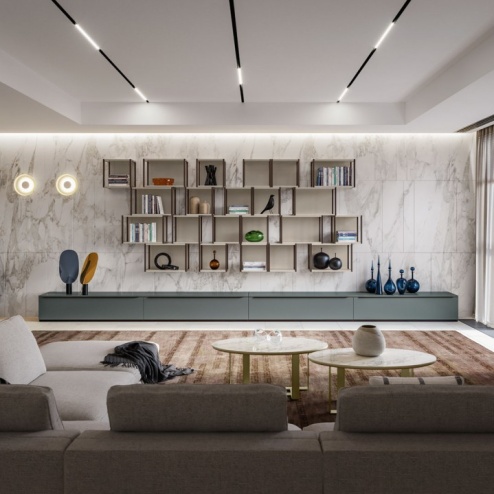 Parete attrezzata Living 602 Giessegi