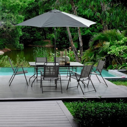 Set Tav+Sedie +Ombr Pompei Bizzotto