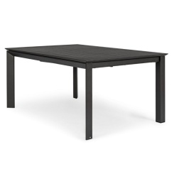 Tavolo Allungabile Konnor 160x110/160 Antracite - Bizzotto