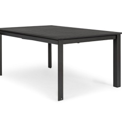 Tavolo Allungabile Konnor 160x110/160 Antracite - Bizzotto