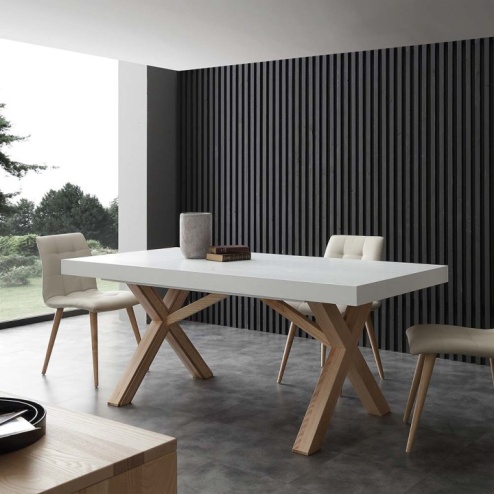 Tavolo Leonardo Bicolor La Seggiola