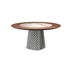 Tavolo Atrium Ker-Wood Round Cattelan Italia