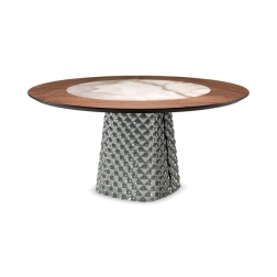 Tavolo Atrium Ker-Wood Round Cattelan Italia