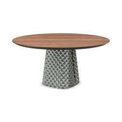 Tavolo Atrium Wood Round Cattelan Italia