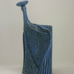 Scultura in ceramica Bandolera turchese black - Adriani & Rossi