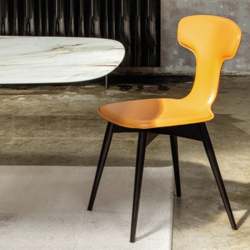 Sedia Dauphine Cuoio Tonin Casa