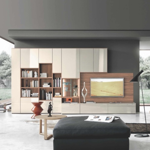 Parete attrezzata Modo M6C66 Sangiacomo