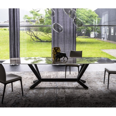 Tavolo Planer Crystalart Cattelan Italia