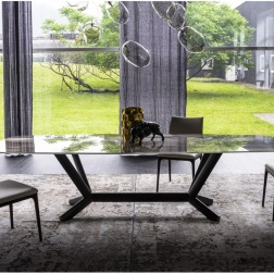 Tavolo Planer Crystalart Cattelan Italia