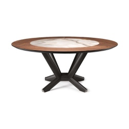 Tavolo Planer Ker-Wood Round Cattelan Italia