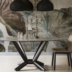Tavolo Planer Keramik Round Cattelan Italia