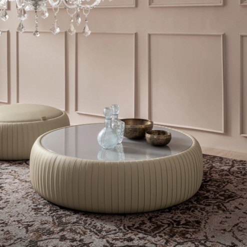 Tavolino Plissé Glass Tonin Casa