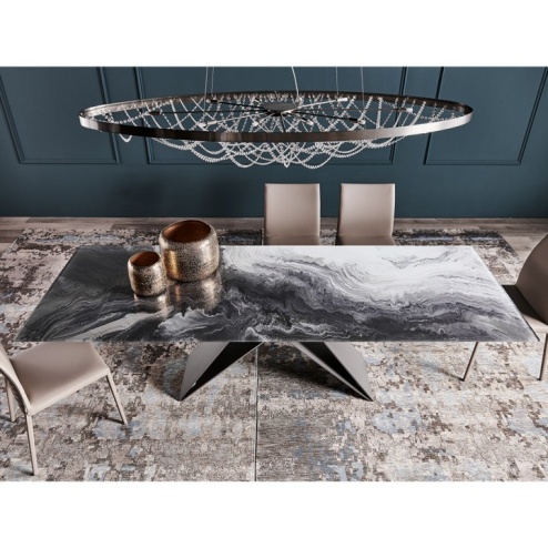 Tavolo Premier Crystalart Cattelan Italia