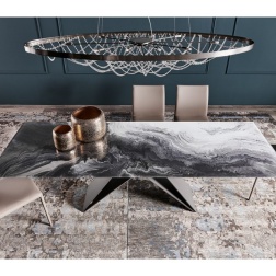 Tavolo Premier Crystalart Cattelan Italia