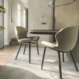 Sedia Rachel Wood Cattelan Italia