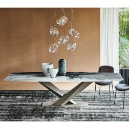 Tavolo Stratos Crystalart Cattelan Italia