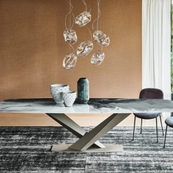 Tavolo Stratos Crystalart Cattelan Italia