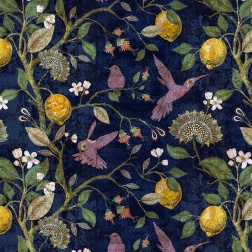 Carta da parati Lemons And Birds - Adriani & Rossi