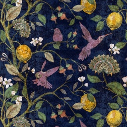 Carta da parati Lemons And Birds - Adriani & Rossi