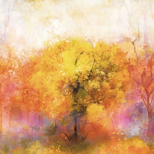 Carta da parati Tree Painting - Adriani & Rossi
