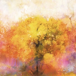 Carta da parati Tree Painting - Adriani & Rossi