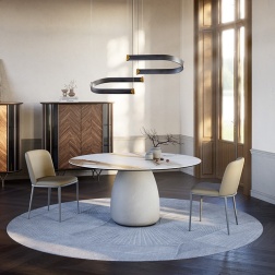 Tavolo Botero Keramik Round Cattelan Italia