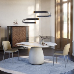 Tavolo Botero Keramik Round Cattelan Italia