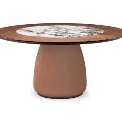 Tavolo Botero Ker-Wood Round Cattelan Italia