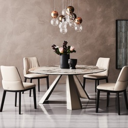 Tavolo Eliot Keramik Round Cattelan Italia