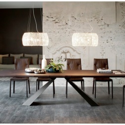 Tavolo Eliot Wood Cattelan Italia