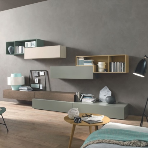 Parete attrezzata Lampo L6C04 Sangiacomo