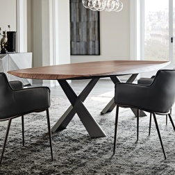 Tavolo Mad Max Wood Cattelan Italia