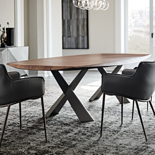 Tavolo Mad Max Wood Cattelan Italia