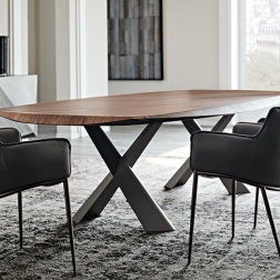 Tavolo Mad Max Wood Cattelan Italia