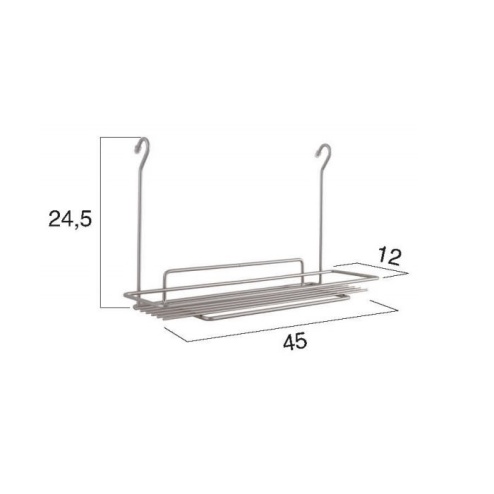 Mensola multiuso Clew in metallo