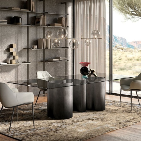 Tavolo Papel Glass Cattelan Italia<br>