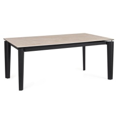 Tavolo Allungabile Asiri 180/250x100 Nero - Bizzotto