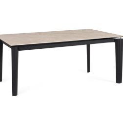 Tavolo Allungabile Asiri 180/250x100 Nero - Bizzotto