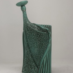 Scultura in ceramica Bandolera smeraldo black - Adriani & Rossi