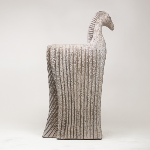 Scultura in ceramica Levro petra - Adriani & Rossi